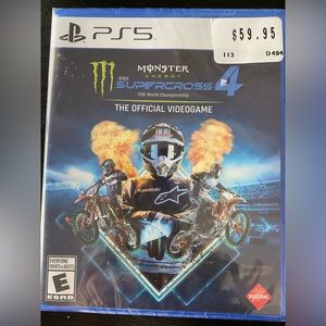 PS5 AMA Supercross 4 video game